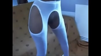 Preview 1 of Dog And Girl Hot Six - Super sexy ebony teen striptease   - more videos on dslwebcam.com