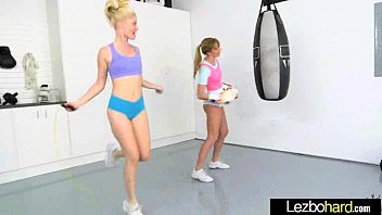 Preview 2 of Power Sex Ander 18 Years Old - (Charlotte Stokely &amp_ Kenna James) Girl On Girl In Amazing Lesbian Sex Act movie-07