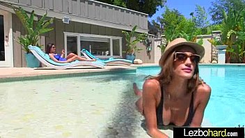 Preview 1 of Have Water Fights - (Chloe Amour &amp_ Raven Rockette) Girl On Girl In Amazing Lesbian Sex Act movie-08