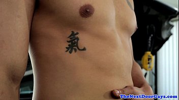 Preview 1 of Wwwwxcxx Xcxx Viedo - Ripped stud jerking thick cock in garage