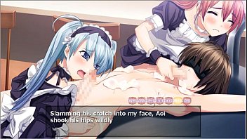 Preview 2 of Voyeur Betray Her Husband - Otomaid Aoi Harem Route Scene #8 (Part 6)