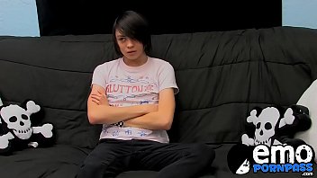 Preview 1 of Bestally Pet Sex - Emo twink Roxy enjoys a glass dildo while he wanks his cock