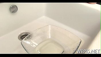 Preview 2 of Winter Chill - After pissing moist vagina is toyed