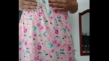 Preview 1 of Indian Girl Murga Punishment - model my sexy pink pajamas. innocent colleague