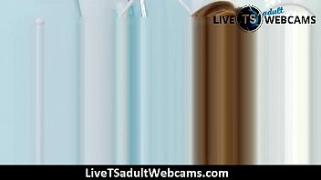 Preview 1 of Vecuem Pussi - Savannah Fox squirting on a shemale LiveTSadultWebcams.com