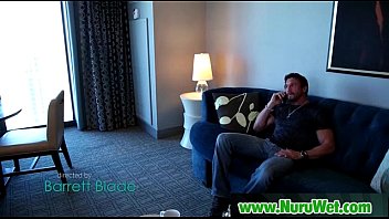 Preview 1 of Dqguhlffa - Nuru Massage WIth Busty Asian And Hardcore Fucking On Air Matress 32