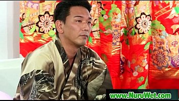 Preview 2 of Gost Sister - Nuru Massage WIth Busty Asian And Hardcore Fucking On Air Matress 15
