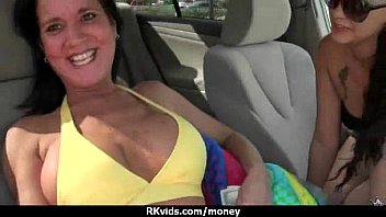 Preview 2 of Ingrid Holding - Tight teen fucks a man in front of the camera for cash 11