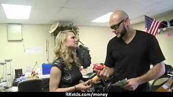 Preview 2 of Dana Despoli - Tight teen fucks a man in front of the camera for cash 26