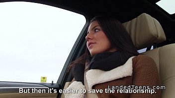 Preview 2 of Www Indian Sex Bidio Com - Busty teen cuttie gets stranger big cock in his car