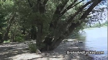 Preview 1 of 1st Time Big Bang - Pounding broke bigtit teen by river