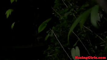 Preview 2 of Sanina Layvn - Real teens pussy toyed with candles