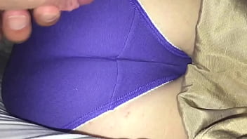 Preview 3 of Sasha Foxxx Raquel Roper - Wife Terri Cum On Purple Panties a. Unaware