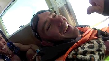 Preview 2 of Young Sexy Gf Mom - naked skydiving 2