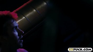 Preview 1 of Foreskin Pull Back Blowjob - Big juggs tattooed whore anal slammed by big cock in bed