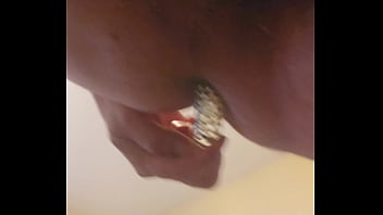 Preview 2 of Xxx Vedip - Underview fucking my ass with a glass dildo. Comments welcome