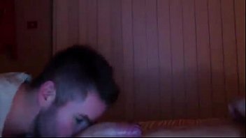 Preview 2 of Mom And Girl Anal Ffm - handsome guy shows off blowjob skills