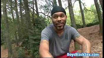 Preview 1 of Xxxx Vedeo Com - Muscular Blacg Gay Dude Fuck White Twink With His BBC 14