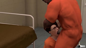 Preview 4 of Bangladeshi Xxx Ful Video - Nerdy girl gets stuffed full of fat cock in prison