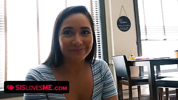 Preview 2 of First Time Shy Anal Hot Sex - Karlee Grey swallows her stepbros big cock