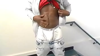 Preview 1 of Virgin Sil - Young thug flashing indoor