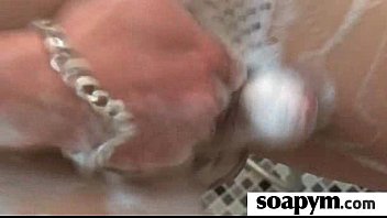 Preview 1 of Amateur Piture - Babe gives erotic soapy massage 17