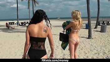 Preview 3 of Gay Hunk Porn Lola - Sexy exhibitionist GFs are paid cash for some public fucking 23