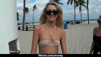 Preview 1 of Gay Hunk Porn Lola - Sexy exhibitionist GFs are paid cash for some public fucking 23