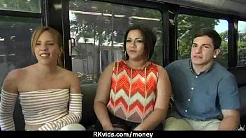 Preview 4 of Mme Vedue Com - Sexy exhibitionist GFs are paid cash for some public fucking 5