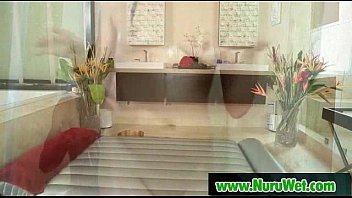 Preview 1 of Fat Ledige Sex - Amazing Nuru Slippery Massage And Steamy Sex Video 12