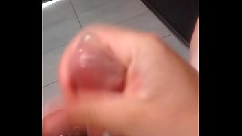 Preview 2 of 2 In 1 Malay Maid Amateur Video - Nick Miller in public bathroom wanks it to pass the time