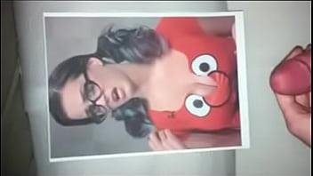 Preview 1 of College Hattie - My huge cum tribute on Katy Perry 2