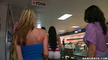Preview 2 of Strongbbaby - Rachel Starr and Sluts at bowling alley