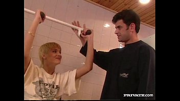 Preview 1 of Xxx Video 3gpking - Bianca,  Pussy Training Trio in the Gym