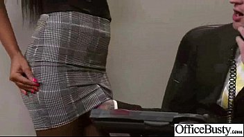 Preview 2 of Look Old - Hard Banged In Office A Real Slut Big Tits Girl (elicia solis) video-20
