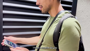 Preview 1 of Shakeela Open The Movies - Ebony Curvy Milf recieve her foreign boyfriend with a surprise hard interracial fuck,  Carla Morelli,  Aldomorenox