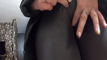 Preview 2 of Analy Black Ass - PREVIEW-MilfyCalla face fucking,  doggystyle and Cumming over my long Black winter Jacket 183