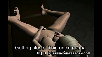 Preview 4 of Mature Mom Son Affairs - Short haired 3D cartoon babe plays with her pussy