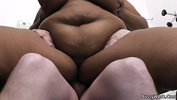 Preview 4 of Fake Agent Adrien E258 - Large-breasted ebony fatty do it for the job