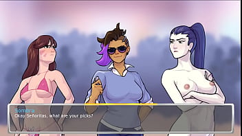 Preview 1 of Japan Beutu - Academy 34 Overwatch (Young &amp_ Naughty) - Part 29 WidowMaker And DiVa Naked!!! By HentaiSexScenes