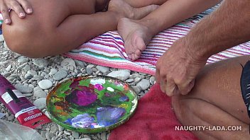 Preview 1 of The Female Genital Organs - Painted bikini