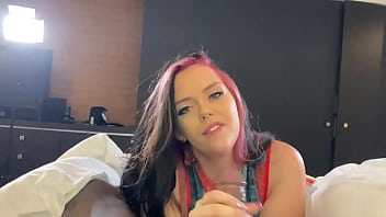 Preview 2 of Www Xhamster Kajal Com - White Slut Ryan Smiles Jacks and Sucks Monster Black Dick Until It Cums All Over Her Face