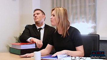 Preview 2 of Ssbbwnegras - Divorce negotiations turn into hot sex in the office