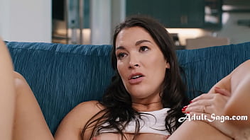 Preview 2 of Little Girl Fist Time - Clandestine Lesbians Sneak Lovers in - Valentina Nappi,  Katrina Colt