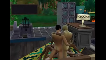 Preview 4 of Msn Buse - The Sims 4 Vacation Gangbang