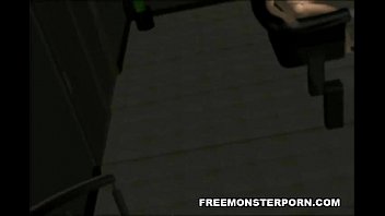 Preview 1 of Bangla Baby Xxx Www Com - Busty 3D cartoon babe suck sand tugs an old man&#039_s cock