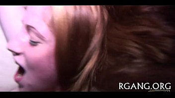 Preview 3 of Fist Time Porn Sil - Gangbang with cute beauties