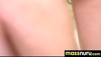 Preview 4 of Old Hiromi Xxx - Nuru Massage Ends with a Hot Shower Fuck 5