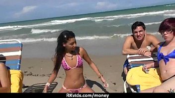 Preview 3 of Scat Sclave Orgy - Sex for cash turns shy girl into a slut 7