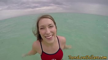 Preview 2 of Tight Teen Anal Annihilation - Teen tits jizzed for cash